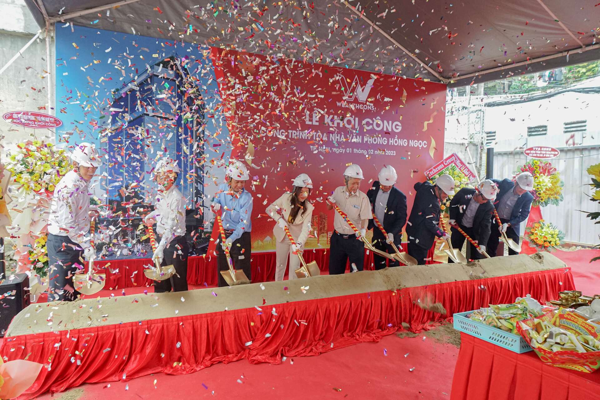 Groundbreaking Ceremony of Hong Ngoc Office Building Project