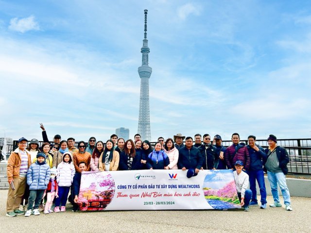 WEALTHCONS ORGANIZES A CHERRY BLOSSOM SEASON TOUR TO JAPAN