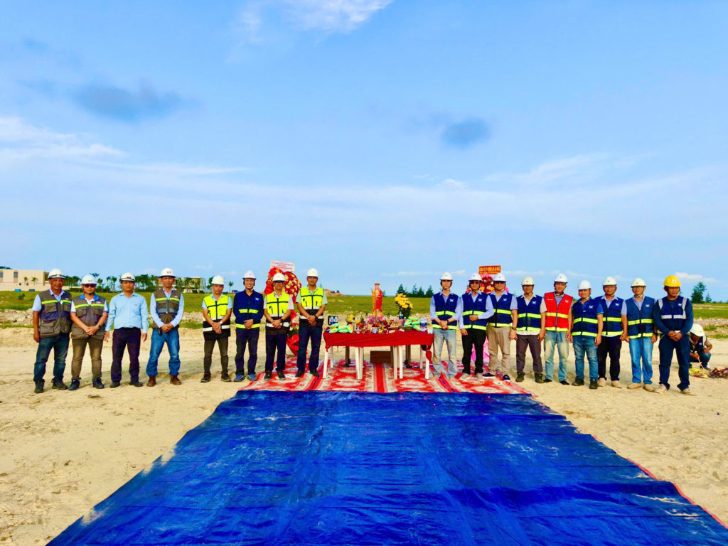WEALTHCONS CÚNG ĐỘNG THỔ DỰ ÁN HOIANA BEACHFRONT VILLAS